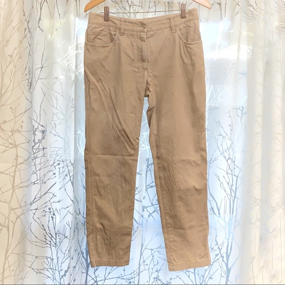 Dolce & Gabbana brown tan khaki high rise waisted straight Leg jeans long pants - Picture 6 of 16